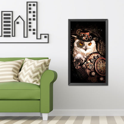 Robot Owl - Full Square Drill Diamond Painting 40*75CM