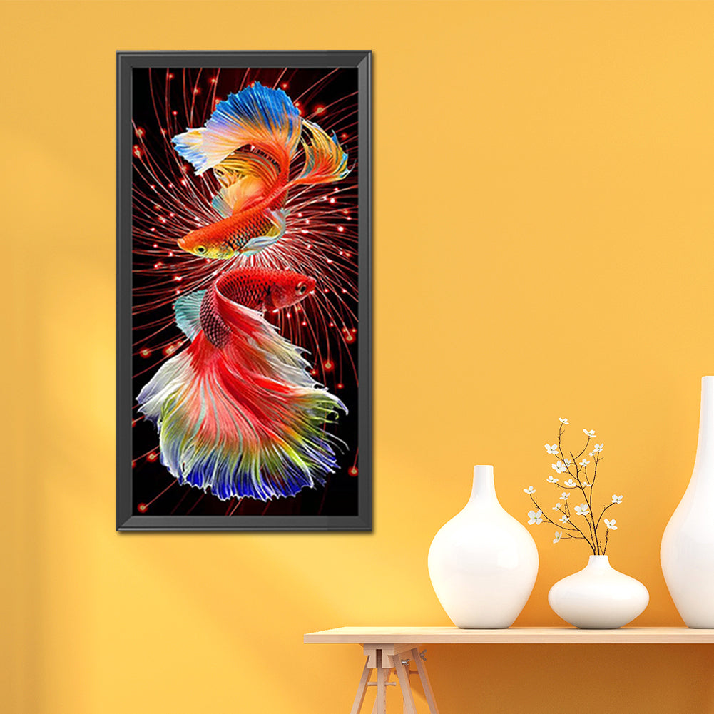 Fish - Full Square Drill Diamond Painting 40*80CM