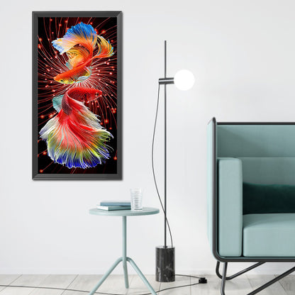 Fish - Full Square Drill Diamond Painting 40*80CM