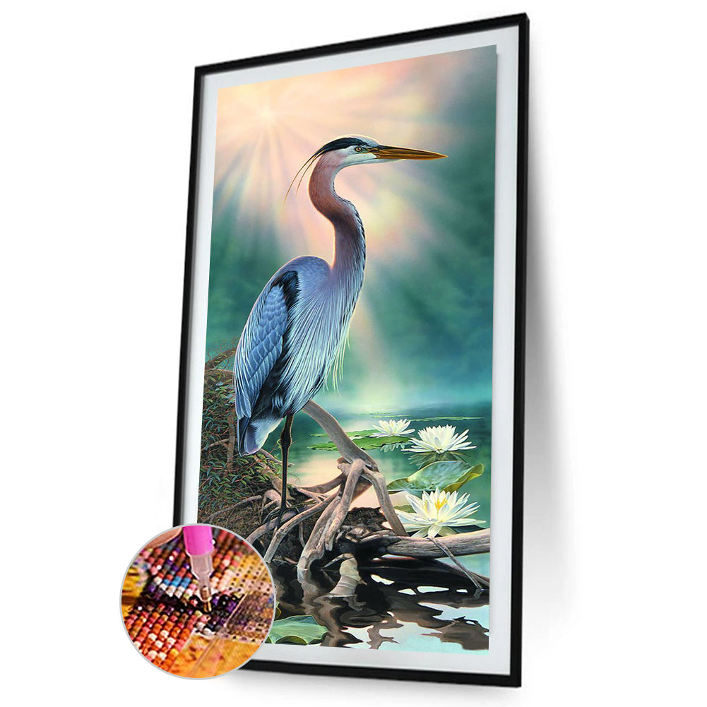 Crane - Full Square Drill Diamond Painting 40*85CM