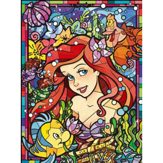 Glass Cartoon - Full Round Drill Diamond Painting 30*40CM