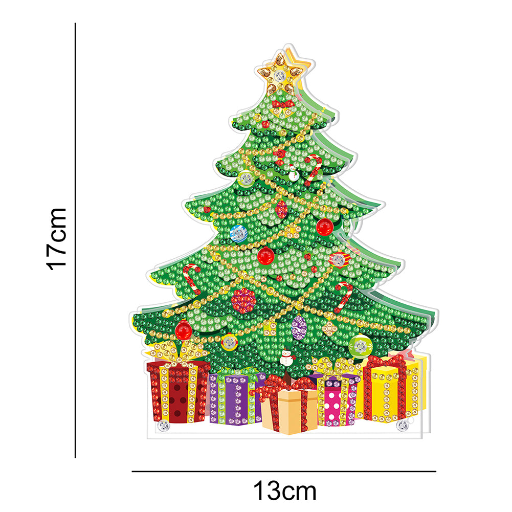 DIY Diamond Painting LED Christmas Light Double-side Drill Night Lamp Decor