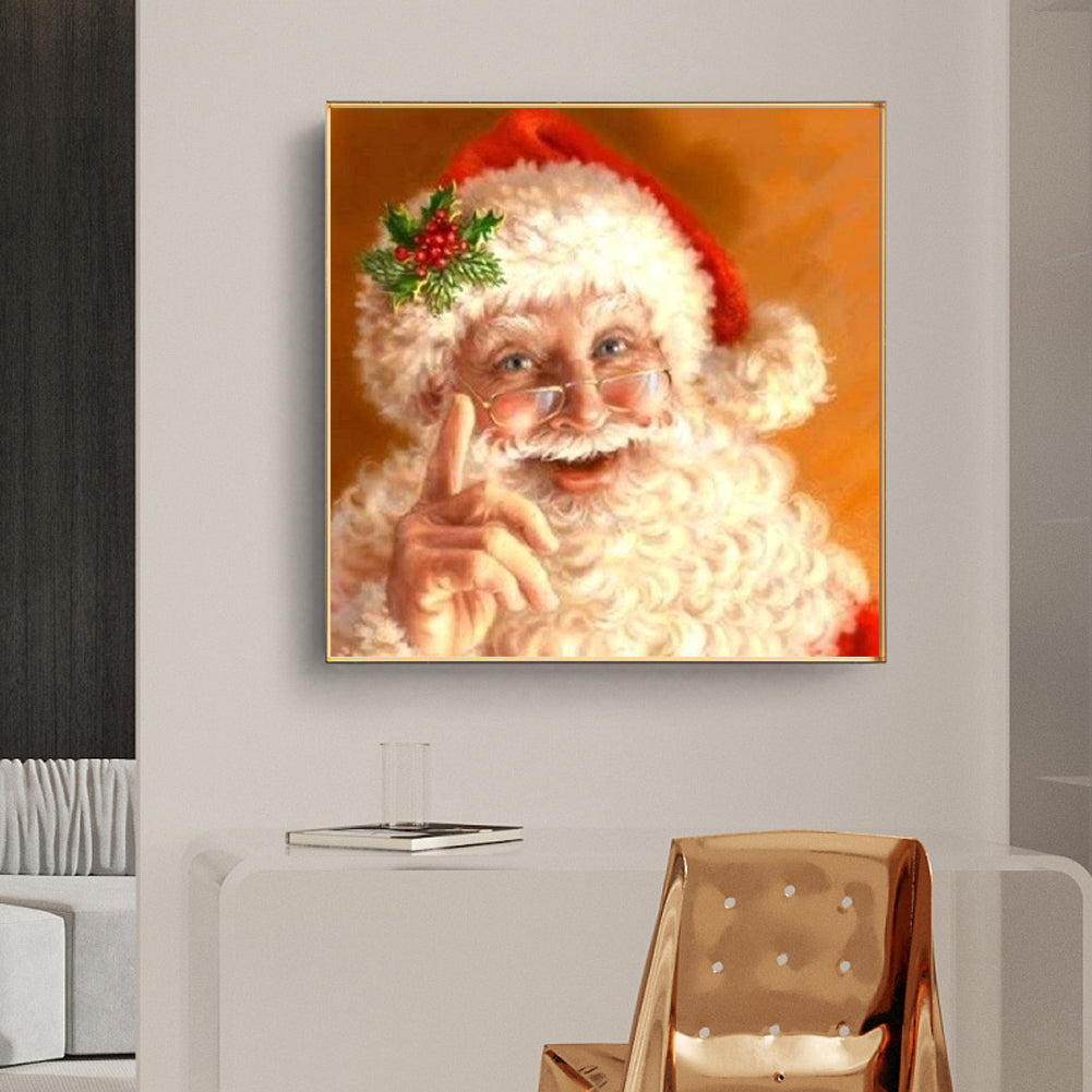 Santa Claus - Full Round Drill Diamond Painting 30*30CM