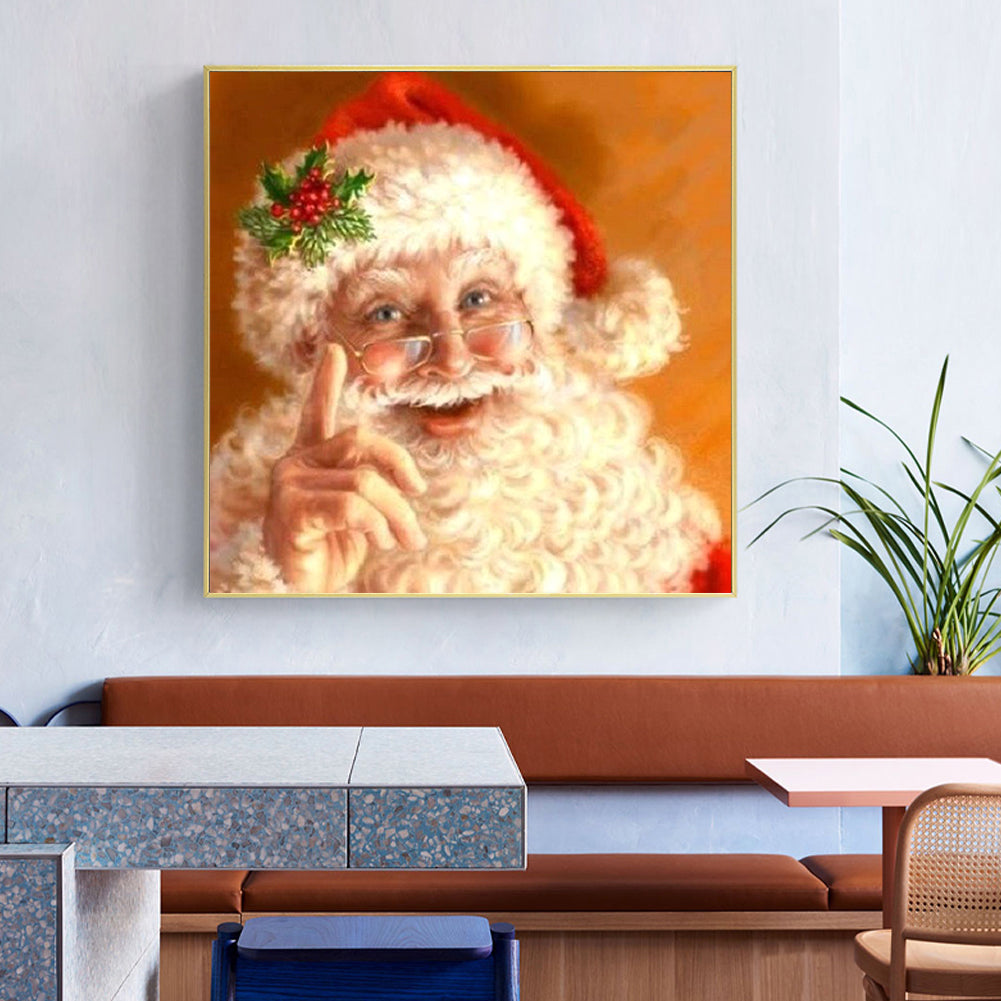 Santa Claus - Full Round Drill Diamond Painting 30*30CM