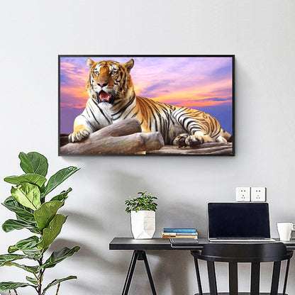 Big Tiger - Full Round Drill Diamond Painting 50*30CM