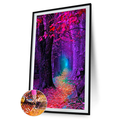 Forest Path - Full Square Drill Diamond Painting 40*70CM