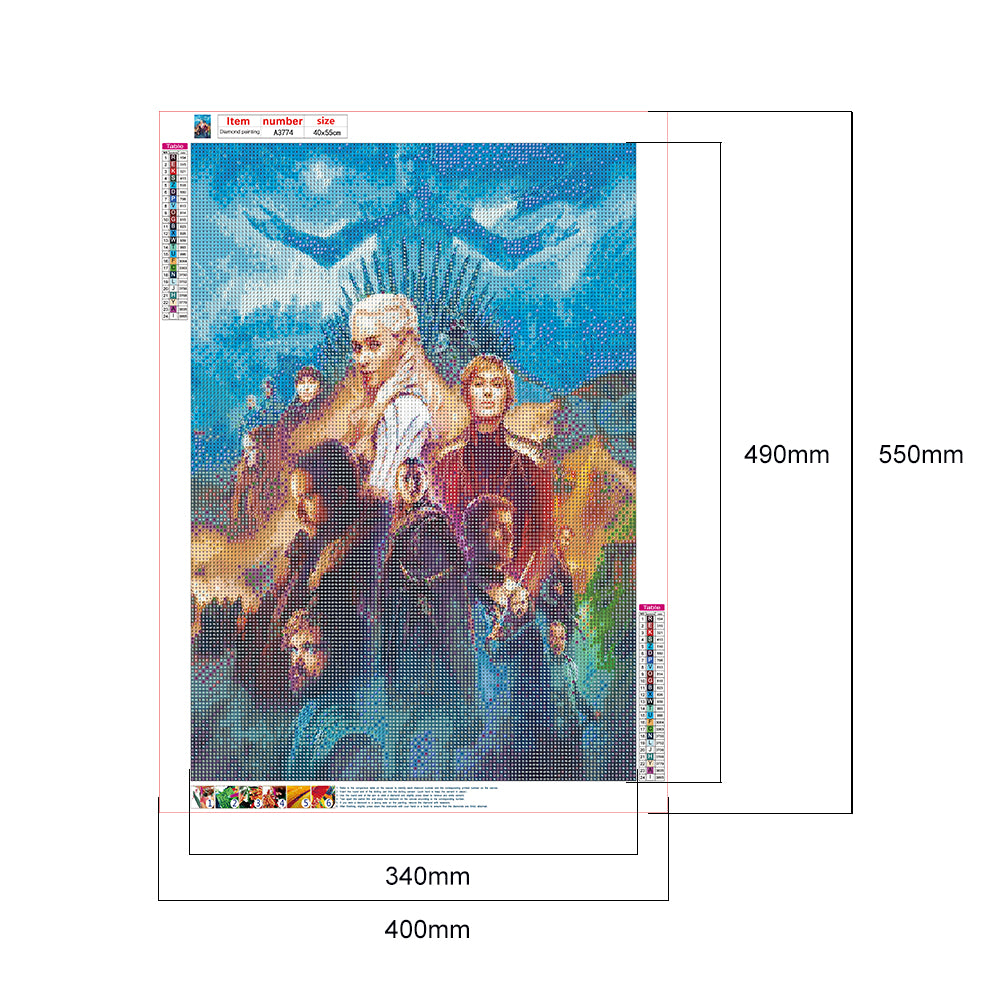 Classic Game - Full Round Drill Diamond Painting 40*55CM