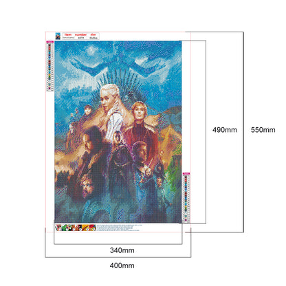 Classic Game - Full Round Drill Diamond Painting 40*55CM