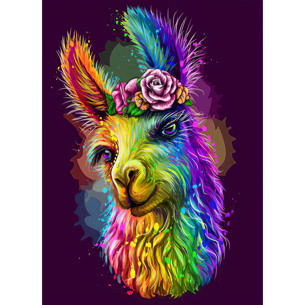 Alpaca - Full Round Drill Diamond Painting 30*40CM