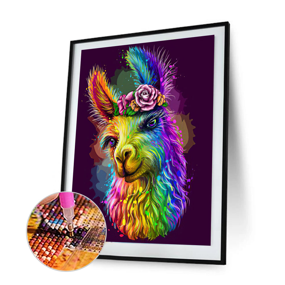 Alpaca - Full Round Drill Diamond Painting 30*40CM