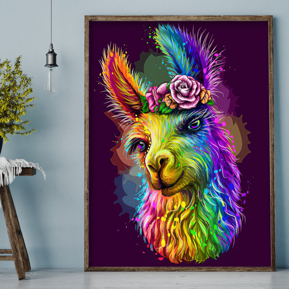 Alpaca - Full Round Drill Diamond Painting 30*40CM