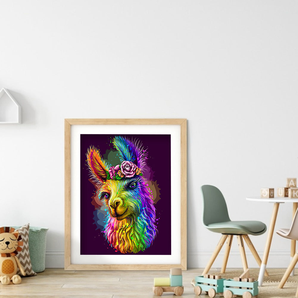 Alpaca - Full Round Drill Diamond Painting 30*40CM