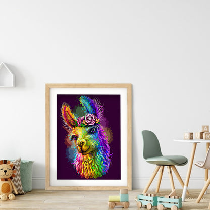 Alpaca - Full Round Drill Diamond Painting 30*40CM