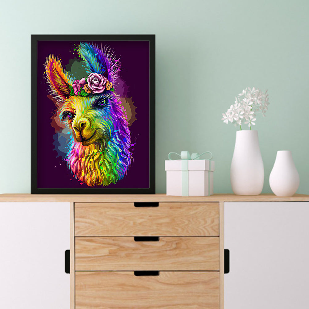 Alpaca - Full Round Drill Diamond Painting 30*40CM