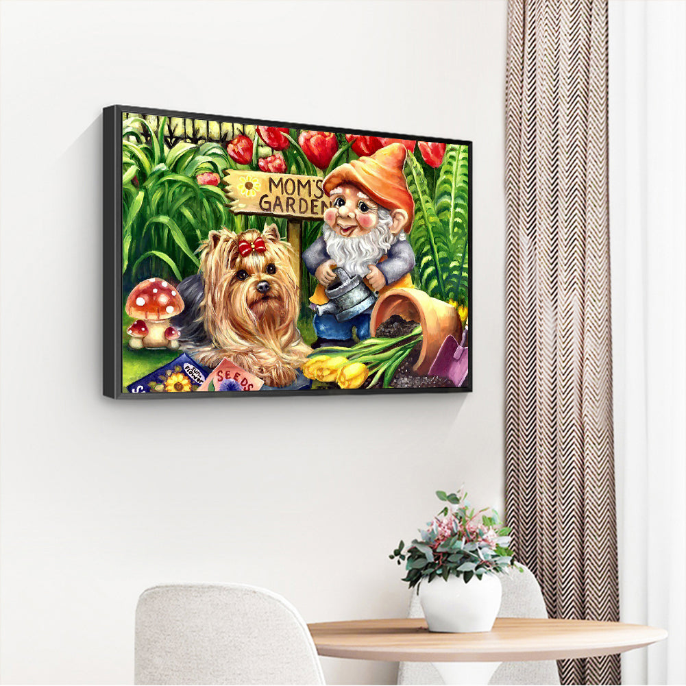 Gnome Goblin - Full Round Drill Diamond Painting 40*30CM