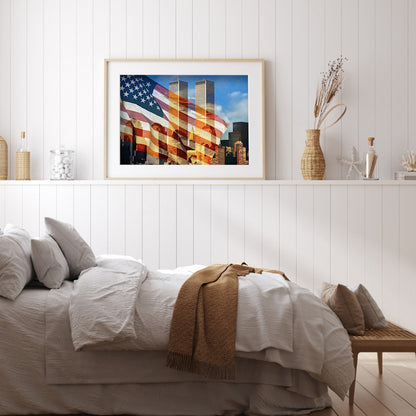 Twin Towers - Full Round Drill Diamond Painting 40*30CM