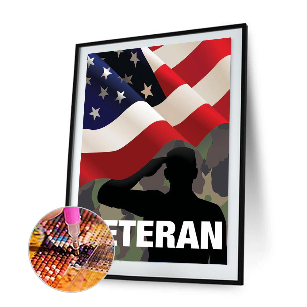 Flag - Full Round Drill Diamond Painting 30*40CM