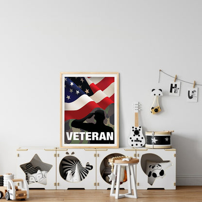 Flag - Full Round Drill Diamond Painting 30*40CM