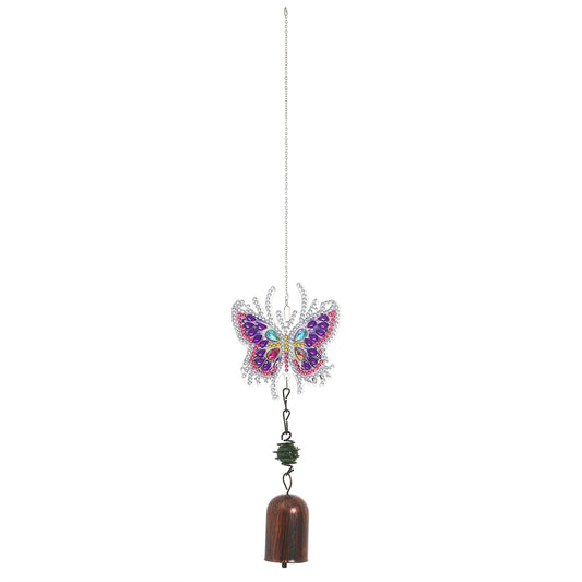 5D DIY Diamond Painting Wind Chime Bell Pendant Art Mosaic Kit Home Decor