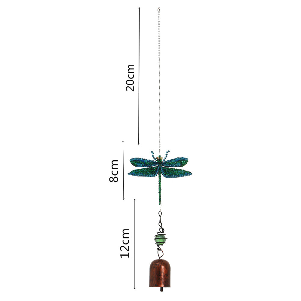 5D DIY Diamond Painting Wind Chime Bell Pendant Art Mosaic Kit Home Decor