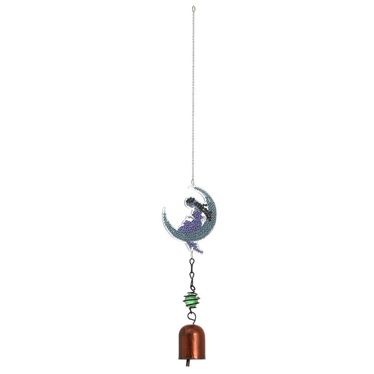 5D DIY Diamond Painting Wind Chime Bell Pendant Art Mosaic Kit Home Decor