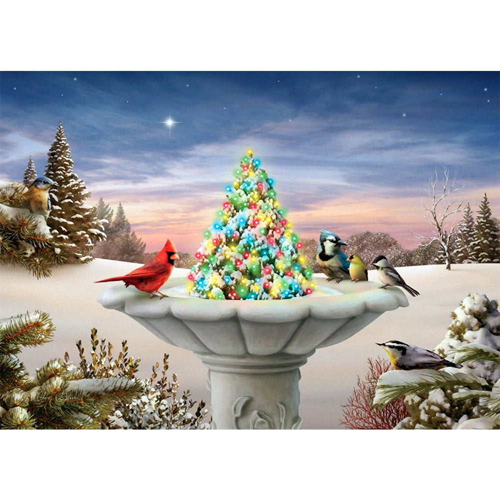 Snow - Full Round Drill Diamond Painting 40*30CM
