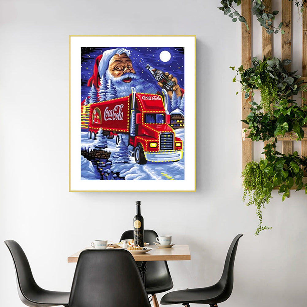 Santa Claus - Full Round Drill Diamond Painting 30*40CM