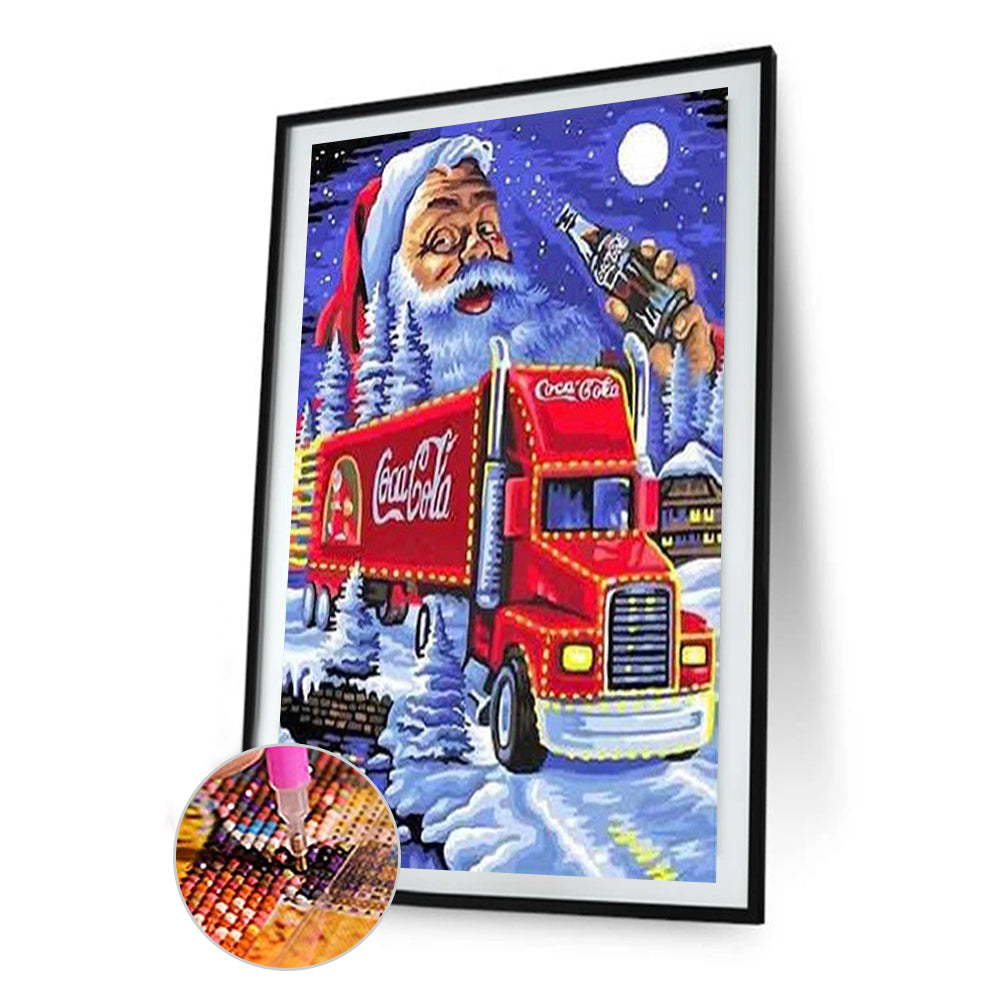 Santa Claus - Full Round Drill Diamond Painting 35*50CM