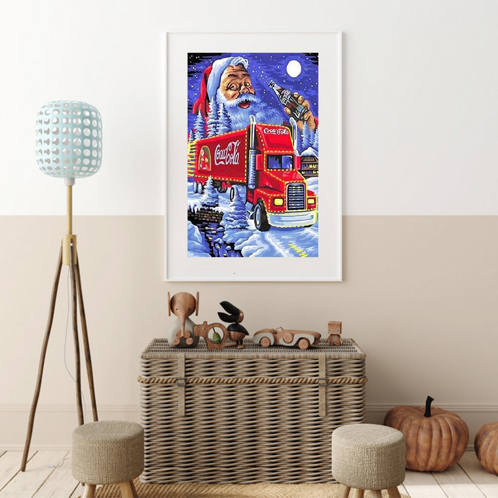 Santa Claus - Full Round Drill Diamond Painting 35*50CM