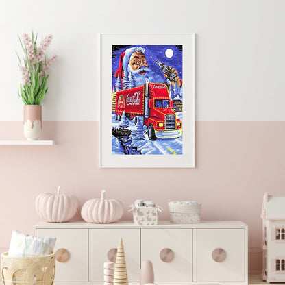 Santa Claus - Full Round Drill Diamond Painting 35*50CM