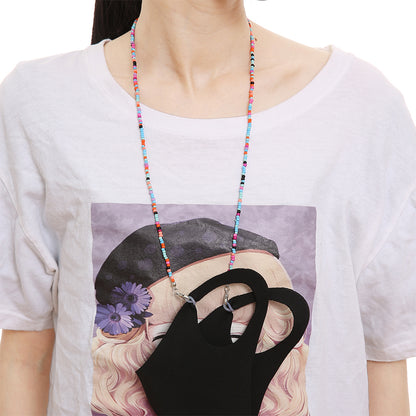 DIY Partial Diamond Painting Mask with Chain Kit Mosaic Decorative Masks