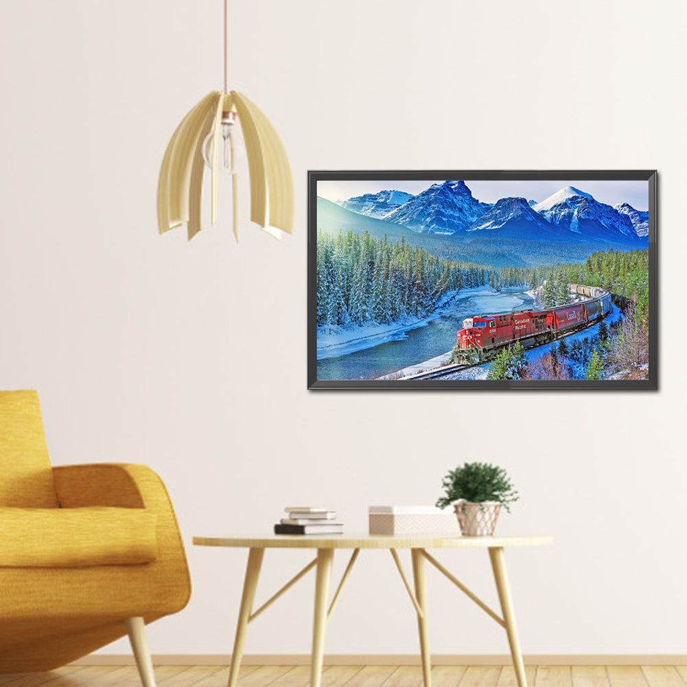 Train - Full Square Drill Diamond Painting 45*75CM