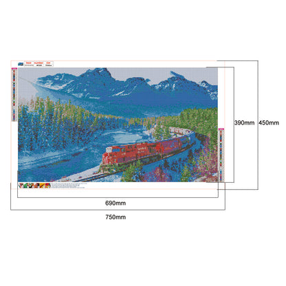 Train - Full Square Drill Diamond Painting 45*75CM