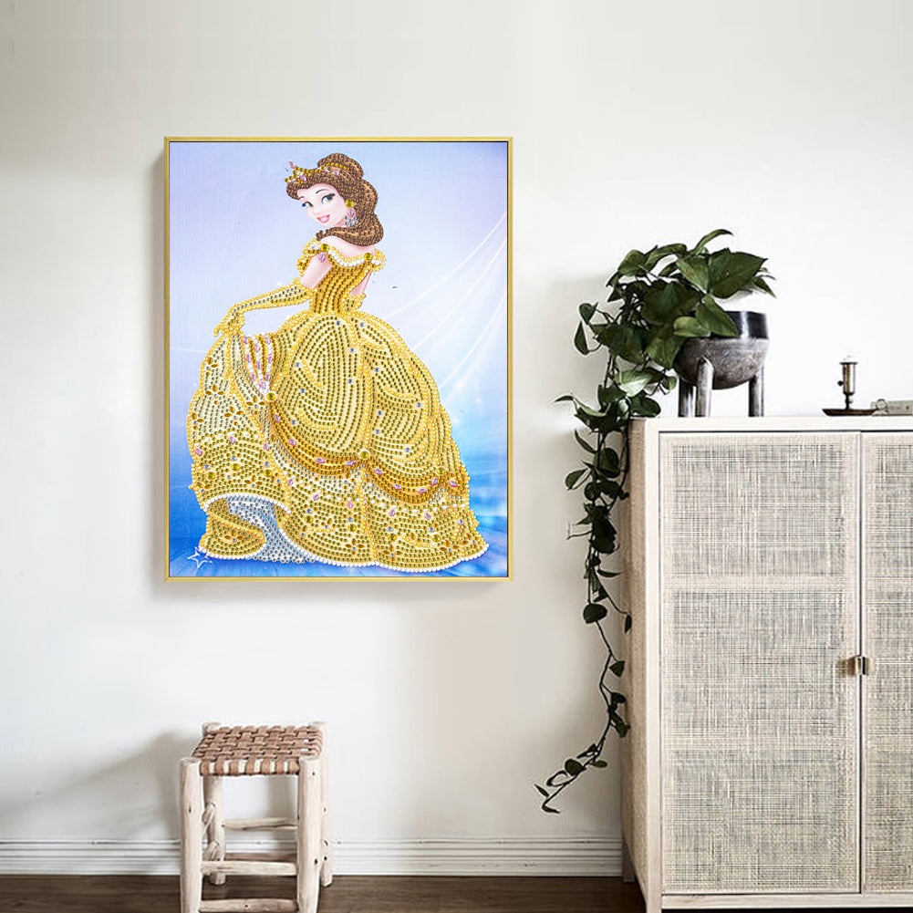 Princess - Special Shaped Drill Diamond Painting 30*40CM