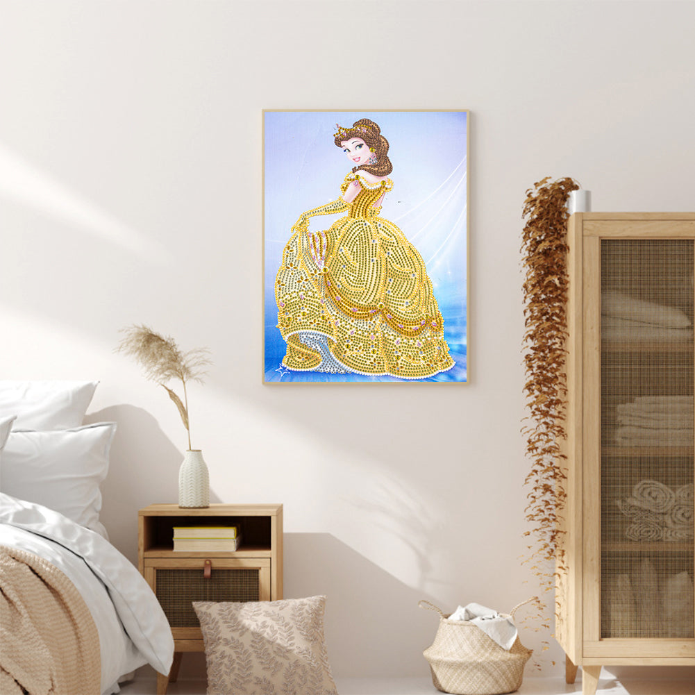 Princess - Special Shaped Drill Diamond Painting 30*40CM