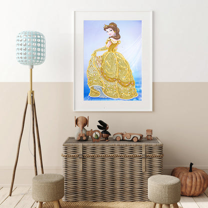 Princess - Special Shaped Drill Diamond Painting 30*40CM