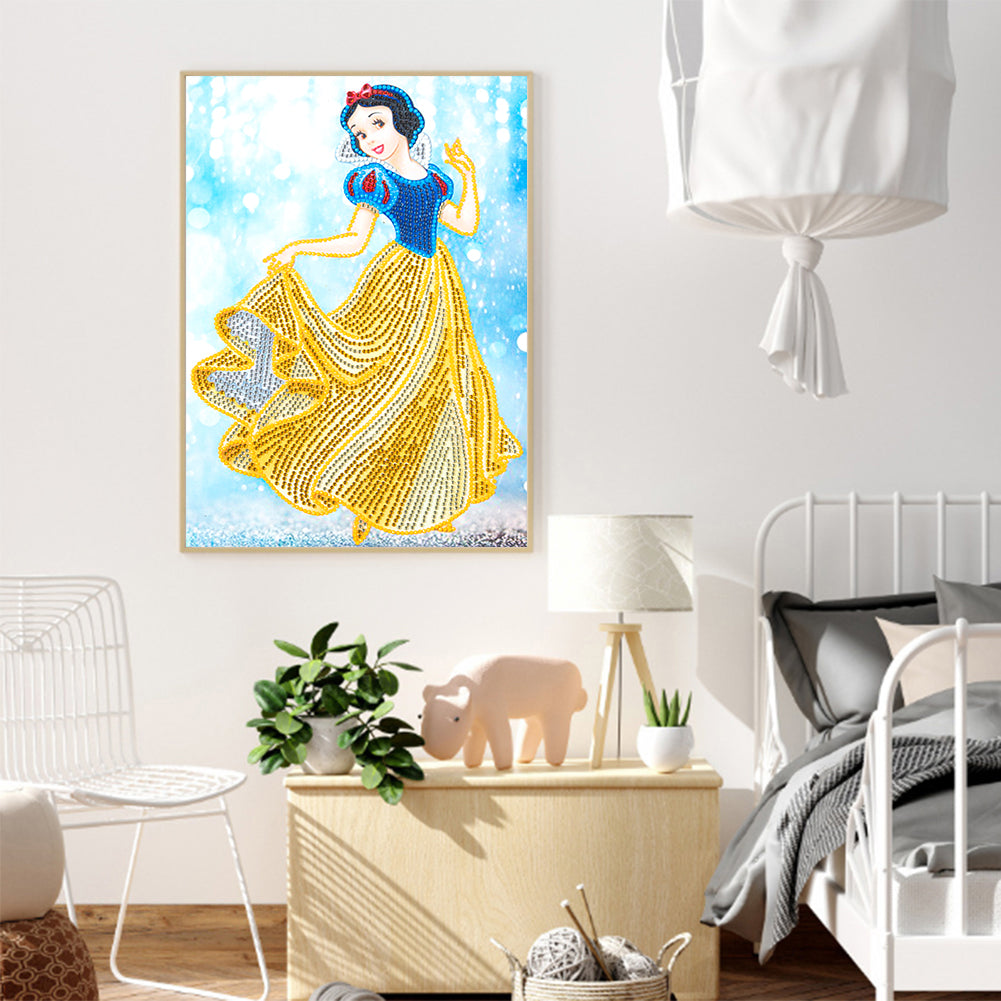 Princess - Special Shaped Drill Diamond Painting 30*40CM