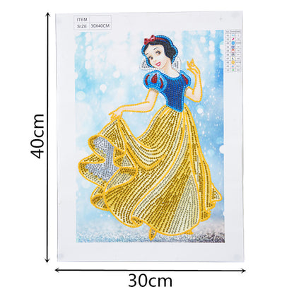 Princess - Special Shaped Drill Diamond Painting 30*40CM