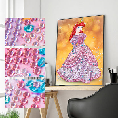 Princess - Special Shaped Drill Diamond Painting 30*40CM