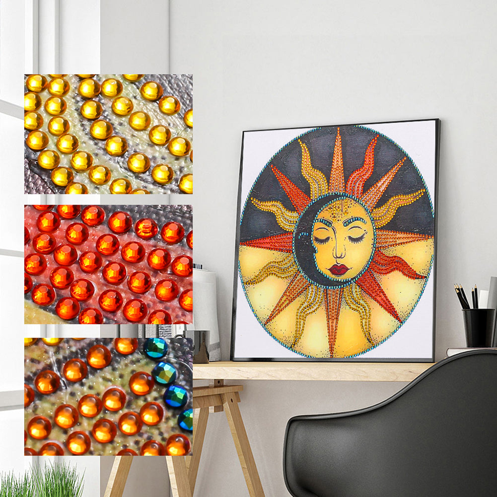 Sunflower - Special Shaped Drill Diamond Painting 30*30CM