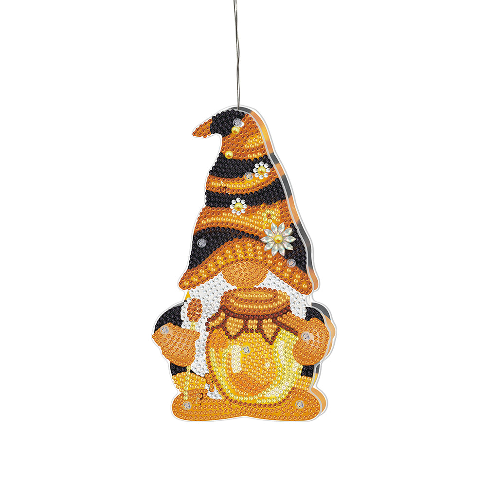 LED Night Hanging Light Goblin Diamond Painting Lamp Christmas Ornaments