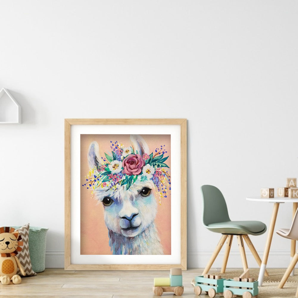 Alpaca - Full Round Drill Diamond Painting 30*40CM