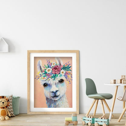 Alpaca - Full Round Drill Diamond Painting 30*40CM