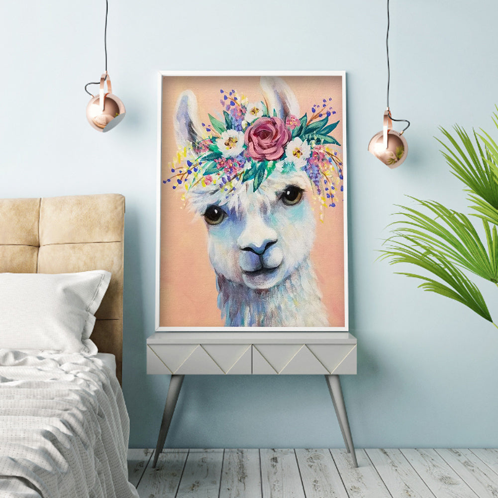 Alpaca - Full Round Drill Diamond Painting 30*40CM
