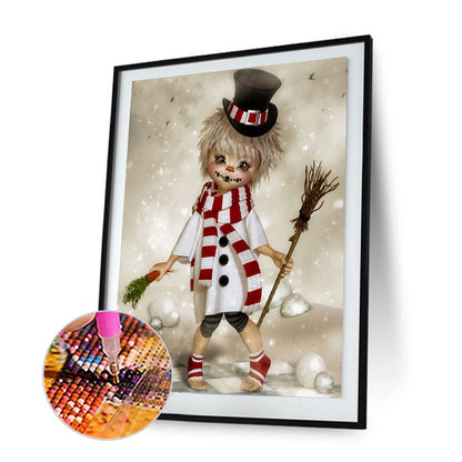 Christmas Doll - Full Round Drill Diamond Painting 30*40CM