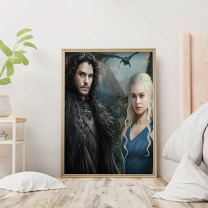 Power Game - Full Round Drill Diamond Painting 35*45CM