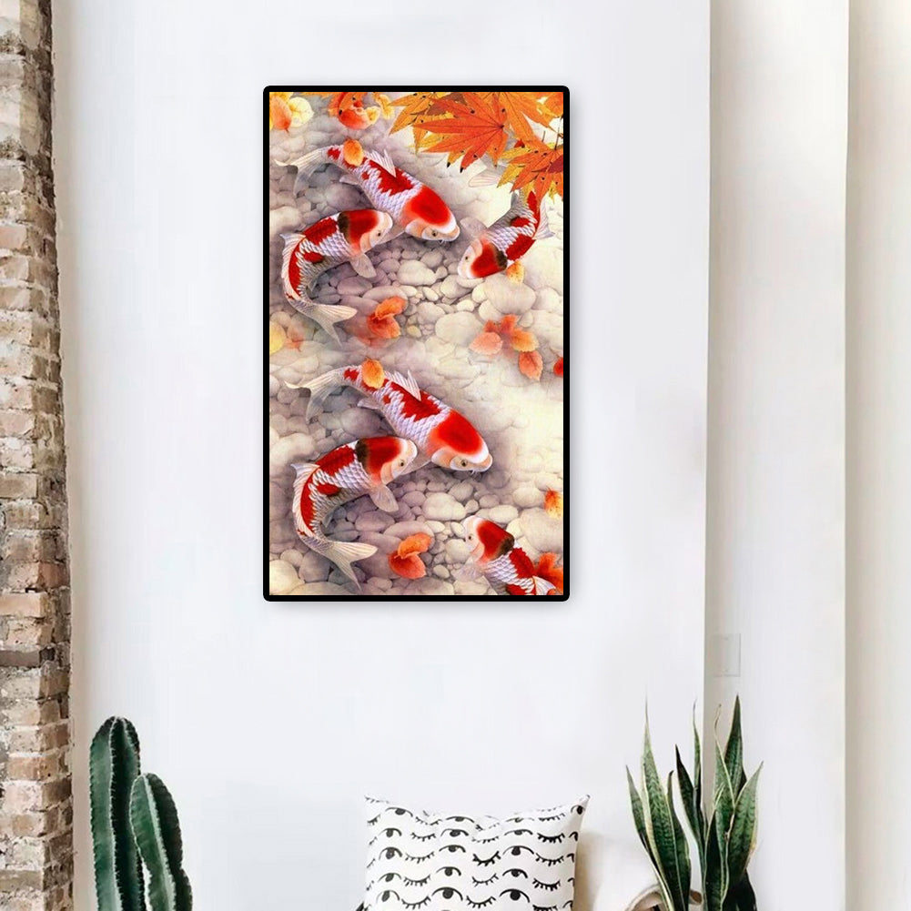 Fish - Full Round Drill Diamond Painting 35*60CM