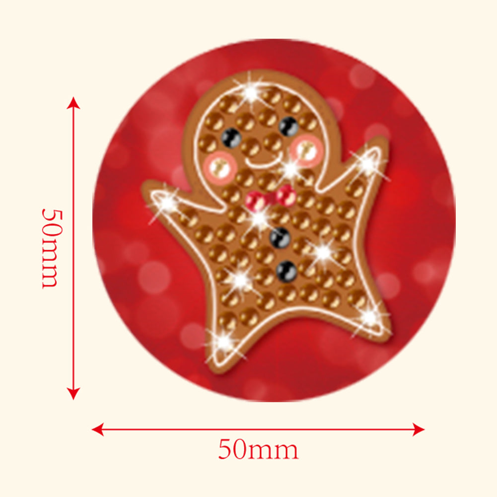 DIY Christmas Sealing Stickers Diamond Painting Kits Mosaic Handmade Crafts