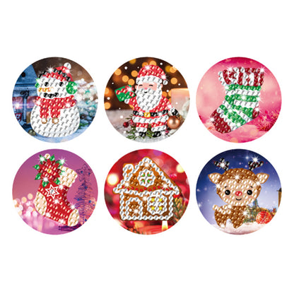 DIY Christmas Sealing Stickers Diamond Painting Kits Mosaic Handmade Crafts