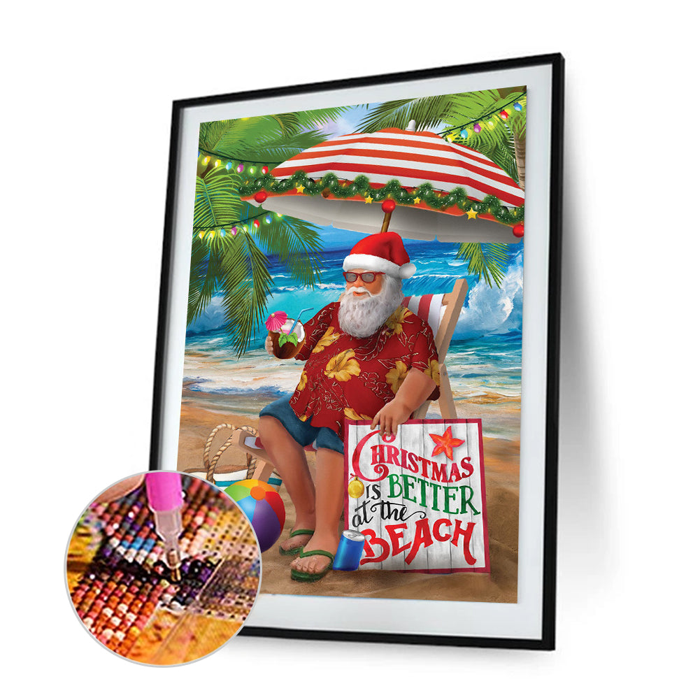 Santa Claus - Full Round Drill Diamond Painting 30*40CM